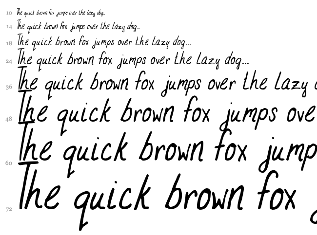 MTF Stampin Rachel font waterfall